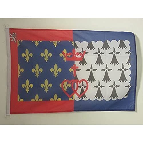 AZ FLAG, Pays de la Loire Flag, 2x3 Ft, For Outdoor