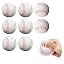 8 White Foam Baseballs
