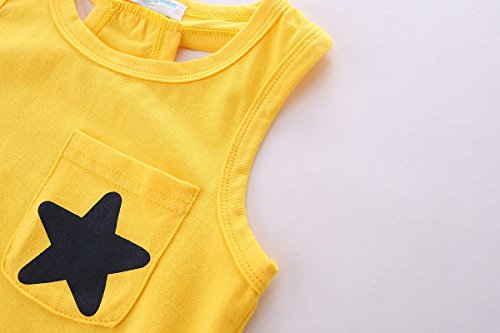 Image of Mud Kingdom Little Girls Pajamas Set Sleeveless Cute Summer Sleepwear