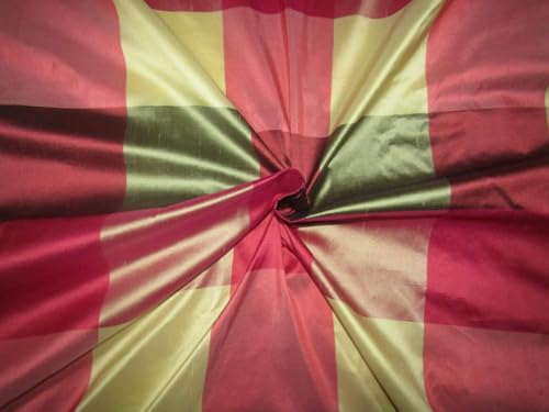 Tissu Dupioni 100% pure soie multicolore haut de gamme pour haute couture 137cm