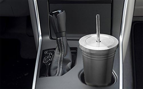 Stainless Steel Tumbler (16oz) with 2 Stainless Steel Straws, Cleaning Brush & Dual Layer Insulation - Ideal Travel Tumbler to Keep Your Hot and Cold Drinks at Temperature Longer