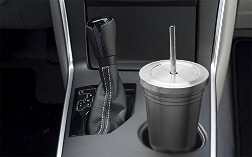 Stainless Steel Tumbler (16Oz) With 2 Stainless Steel Straws And Cleaning Brush - Dual Layer Insulation - Ideal Travel Tumbler To Keep Your Hot And Cold Drinks At Temperature Longer #TOP6