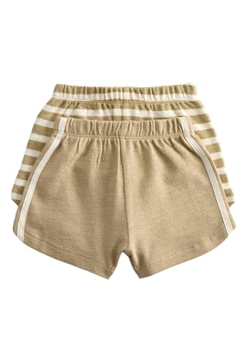Marks & Spencer 2Er-Pack Shorts Aus Reiner Baumwolle Mit Seitlichen Streifen (05 Jahre) 3-6 Monate