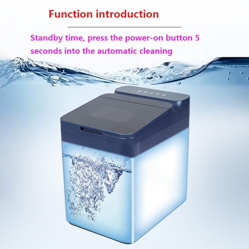 Fabricadora de hielo portátil capacidad 1.5L azul miniatura 4