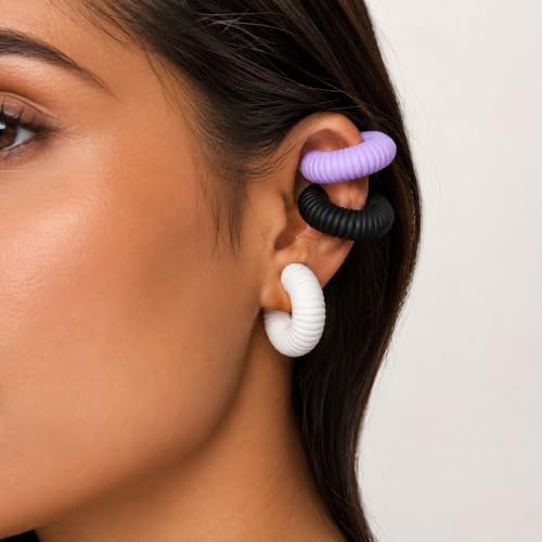 Image of Ear Cuff Set Non Piercing Stackable Clip On Earrings