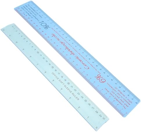 Compensating Ruler Amazon.com: VILLCASE Ceramic Shrinkage Scale Ruler 14.17 in & 12.2 in ...