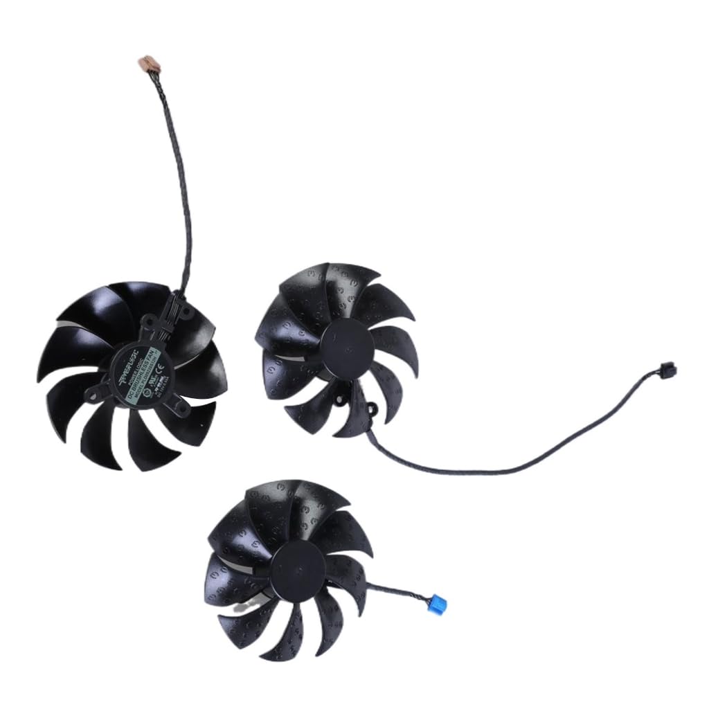 GMBYLBY 3Pcs PLD09220S12H 87mm 12V 0.55A 4Pin VGA Cooling Fan For RTX3070 3080TI 3090 FTW3 Graphics Card