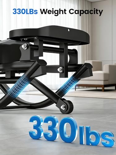 Image of Yagud Rock Stepper for Exercise at Home, Portable Rock Stepper Side to Side with Resitance Bands,Full Body Workout Stepper Exercise Machine Low-Impact Knee-Friendly for Office