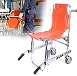 Klappbarer Treppenstuhl für ältere Menschen, Notfallevakuierung und Mobilitätshilfe mit Schnellverschluss-Schnallen