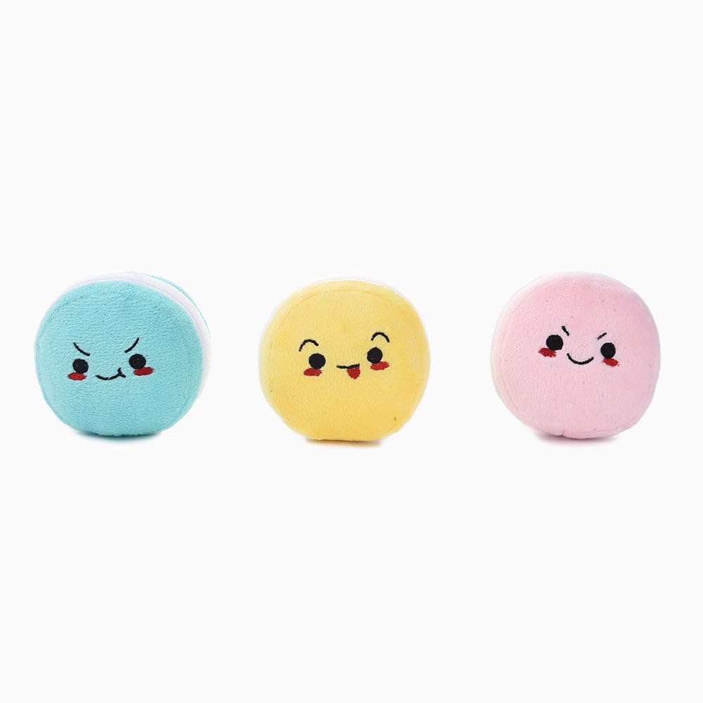 HugSmart Pet Pooch Sweets Macarons Jouet pour chien en peluche Multicolore 19 cm