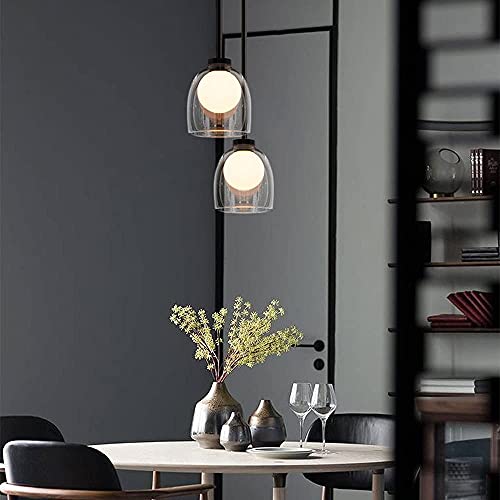 Iluminación colgante gris para decorar la cabecera del dormitorio 6