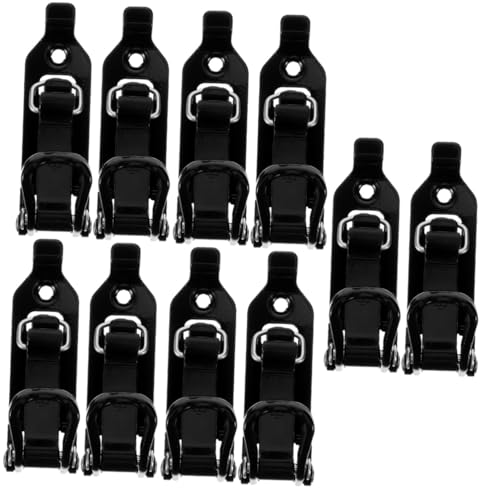 MUCKLILY 5sets 2pcs Car Mounting Rack Clamp Metal Shovel Holder for Roof Rack Sturdy Tool Stability and Stylish Design and Car Accessories for Organizing Workspace 2pcs*5