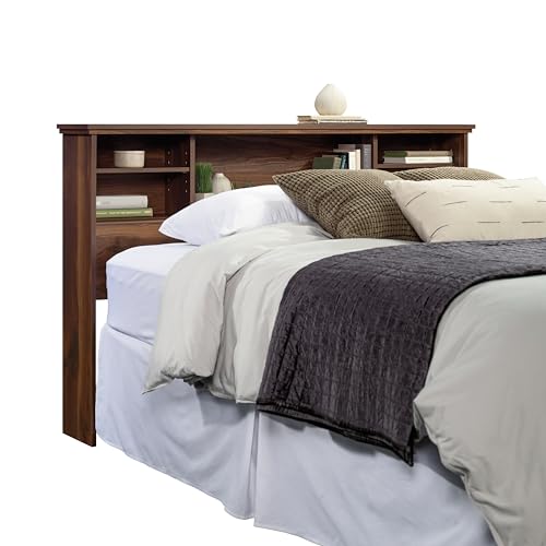 Image of Sauder River Ranch Full /Queen Bookcase Headboard, in Grand Walnut Finish
