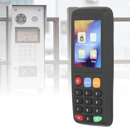X7 NFC-Kartenleser, RFID-Kartenkopierer, Lesegerät, Schreibgerät für IC-ID-Karten, Smartcard-RFID-Kopierer, ID-IC-Lesegerät, HD-Vollfarbbildschirm (5 UID-Schnallen. 5 UID-Karten)