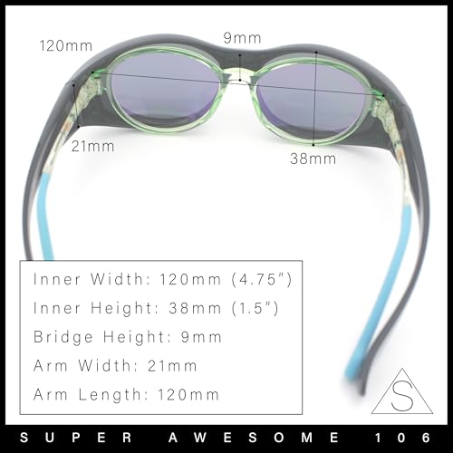 SA106 Toddler/Small Kids 47mm Fit Over OTG Polarized Sunglasses4