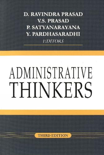 Administrative Thinkers 9386245116 Book Cover