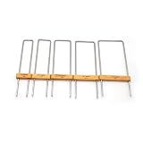 LeTkingok Handmade DIY Hairpin Lace Loom Hand Knitting Crochet Flower Set, Manual Stainless Steel Scarf Lace Knitter Tools