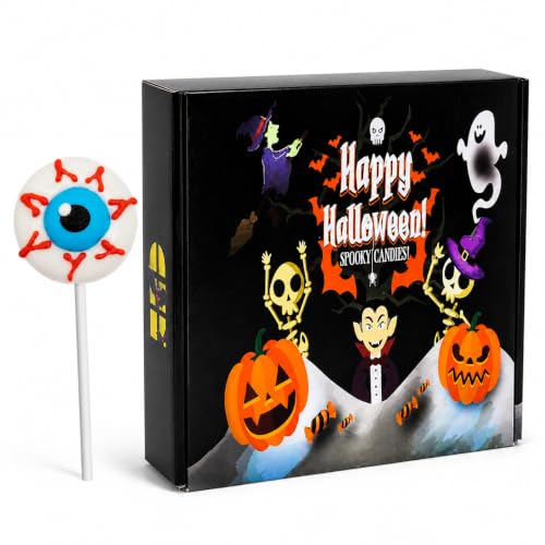 Fruidles 24-Count Halloween Eyeball Lollipops Candy, Trick-Or-Treat Party Bag Fillers, Party Favor (24-Pack) - image 1