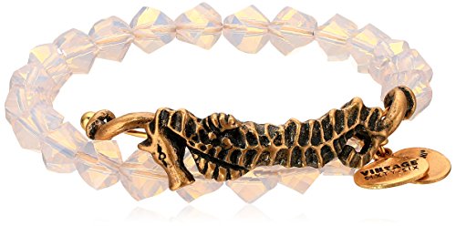 Alex and Ani Women's Seahorse Wrap Bracelet Shore/Gold One Size