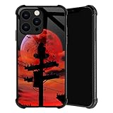 TnXee Compatible with iPhone 14 Pro Max Case,Blood Moon Ninja iPhone 14 Pro Max Cases for Men/Women,