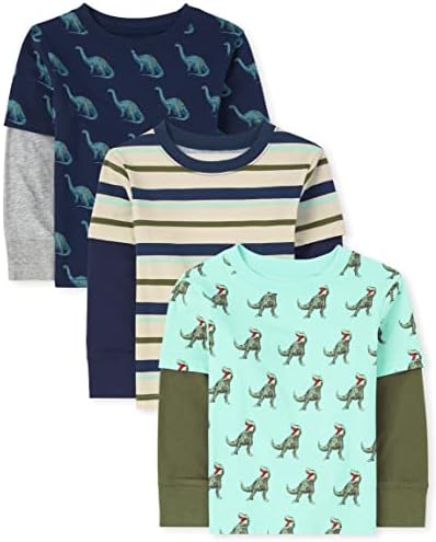 The Children’s Place Baby Toddler Boys Long Sleeve Fashion Shirts