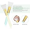 Plazuria Face Mask Mixing Bowl Set, 5 in 1 DIY Facemask Mixing Tool Kit with Facial Mask Bowl Stick Spatula Silicone Face Mask Brush & Premium Soft Face Brushes