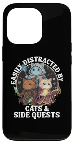 Cats Side Quest Disturted  ʔ ȃ[A X}zP[X iPhone 13 Pro p
