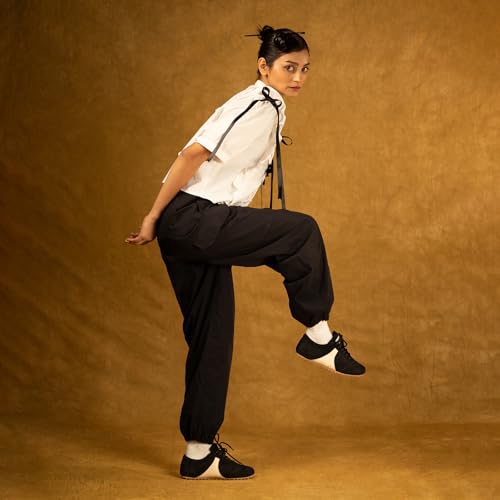 Image of Theater Women Combats Suede Sneakers | Soft Lace-Up Walking Shoes with Cushioned Grip Sole | Lightweight, Stylish & Comfortable Suede Footwear