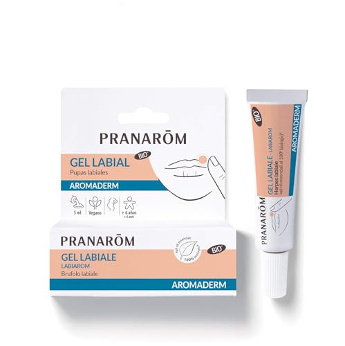 PRANAROM - Labiarom - Gel Labial BIO - Pupas Labiales - Aceites Esenciales 100% puros e integrales - 5 ml