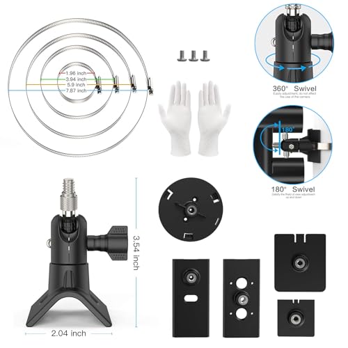 Support pour caméra Ring Stick Up Cam et mât de fixation murale extérieur - 7