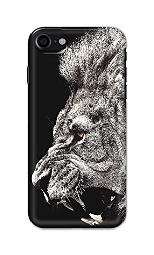 Image of Roaring Lion Hard Back Case Cover for Apple iPhone 7 (4.7 inch) / iPhone 8 (4.7 inch) / iPhone SE 2020, A1778, A1660 Back Cover -(J5) VNS2225