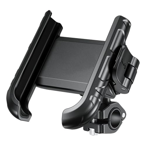 Support GPS moto pour rétroviseur avec largeur réglable pour téléphone de 5,4 à 7,2 pouces