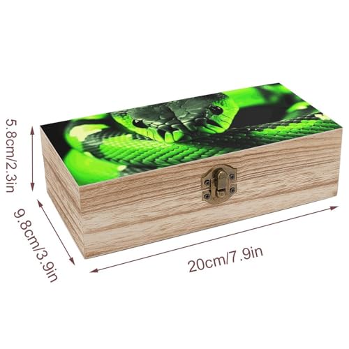 Boîte en bois 3D serpent fin du désordre rangement artisanat - 3