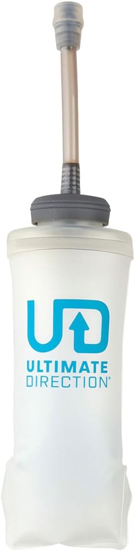 Ultimate Direction 2023 Body Bottle Collapsible Soft Side Water Bottle with High Flow Valve, Insulated or Non-Insulated, 450mL – 500mL