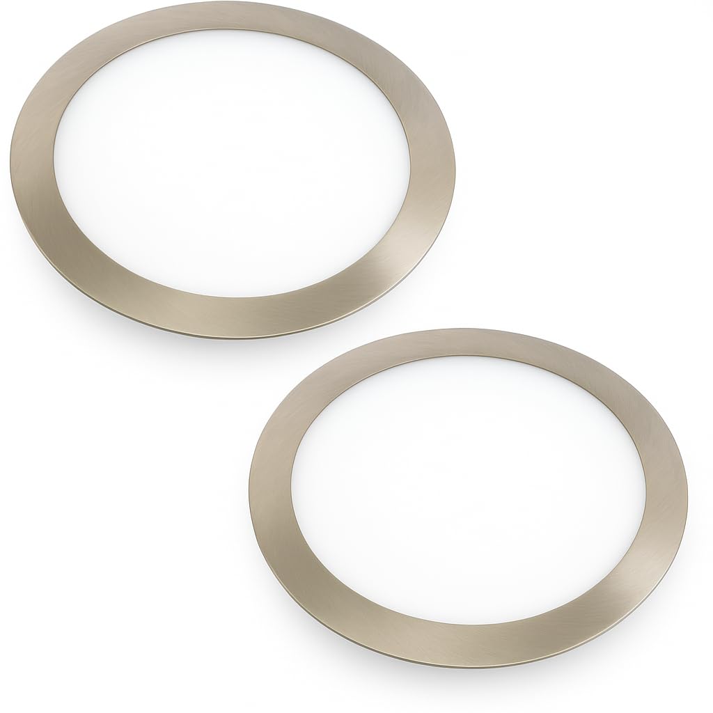 Jandei 2X LED Downlight 18W Round, Steel, Cool white 6000K