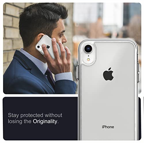 Image of Affix Ultra Clear Series PC and Soft TPU Back Cover Case Designed for iPhone XR | 6.1 inch | Transparent