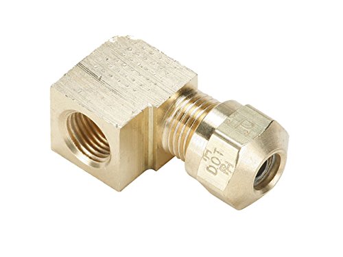 Parker Hannifin 270NTA-4-4-pk20 Air Brake-NTA Female Elbow Fitting, 1/4" Compression Tube x 1/4" Female Thread, Brass (Pack of 20)