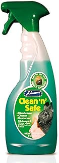 Johnsons Clean 'n' Safe Spray for Small Animals 500ml 700g - Bulk Deal of 6x