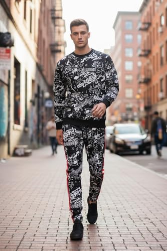 SCREENSHOT SIGNATURE F11076 Premium Fleece Streetwear Graphic Crew Neck Sweatshirt - Classic Fit