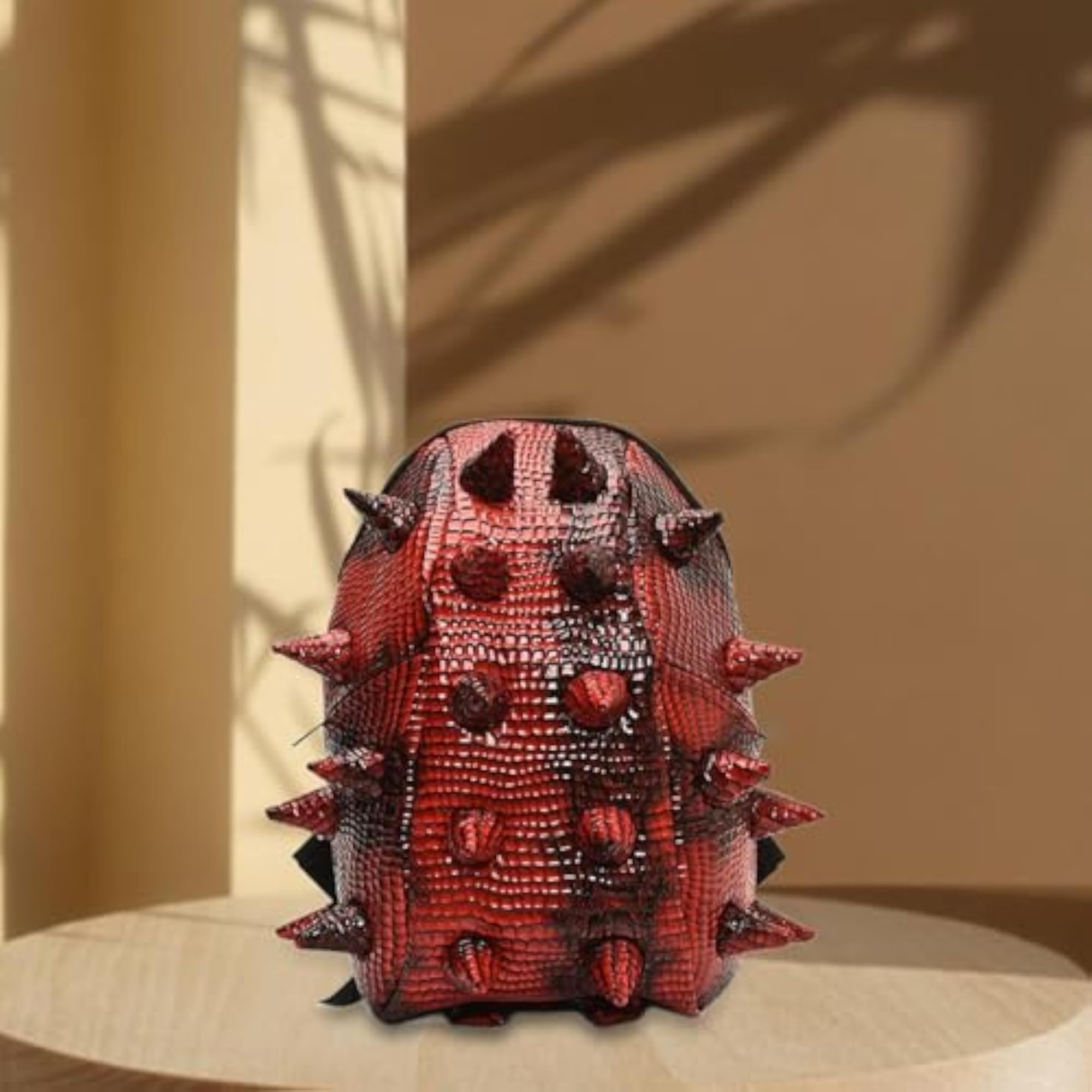 Spiked Faux Leather Backpack Stylish for Men and Women