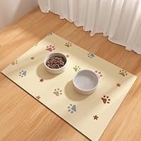 Alfombrilla para Comida de Perros 40x60cm, Alfombrilla