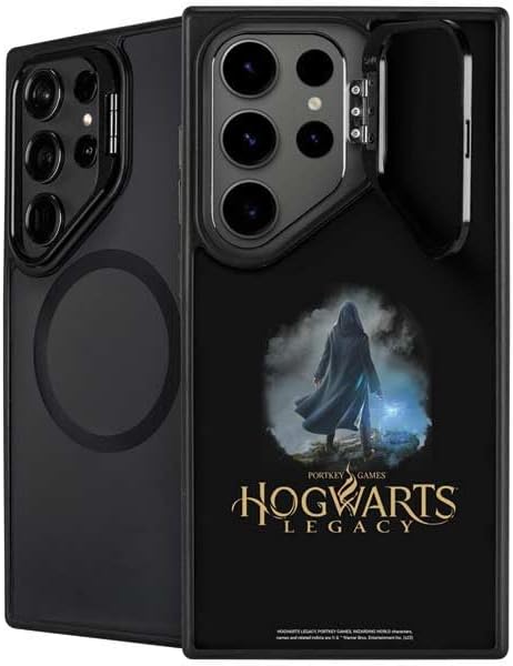 Skinit Kickstand Phone Case Compatible with Galaxy S25 Ultra - Officially Licensed Wizarding World Hogwarts Legacy Emblem Design