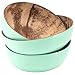 Decorasian Coconut Bowl - Coconut Bowl - Coconut Bowl in cocco lucido, esterno laccato, set da 3 pezzi