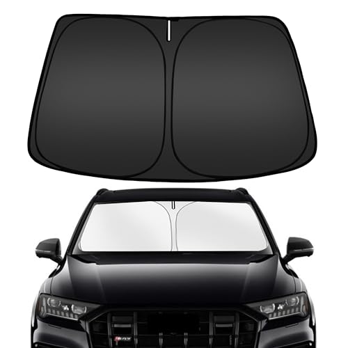 ARISMOTOR Windshield Sun Shade for Audi Q7 2016-2025 2026, Custom Fit Foldable Front Window Sunshade...