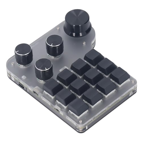 Clavier Macro de Programmation Jectse à 12 Touches et 4 Boutons USB pour Contrôle Industriel
