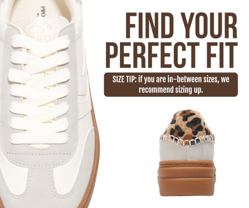 Image of Project Cloud Platform Sneakers for Women Footwear - Memory Foam Insole Womens Shoes, Lightweight and Non-Slip Sole Lace Up Fashion Sneakers for Women 2026 (Volley)