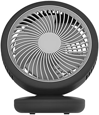 Portable Table Fan Quiet Personal Air Circulating Fan Cordless Fan with USB Charging can Be Wall-Mounted for Home Office Bedroom Table and Desktop
