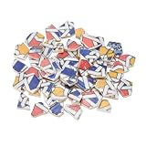 Maneje Los Mosaicos De Cerámica Con Cuidado Para Evitar Que Se Astillen Los Bordes. No Hay Adhesivo En La Parte Posterior, Se Requiere Preparación Adicional Al Usar Los Mosaicos.