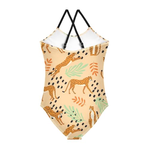 Image of Ollabaky Girls One Piece Swimsuit Bathing Suit Beachwear