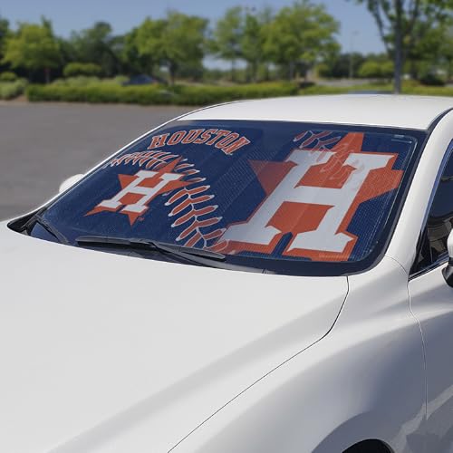 Image of FANMATS MLB Unisex-Adult Windshield Sun Auto Shade 59 inch x 29.5 inch